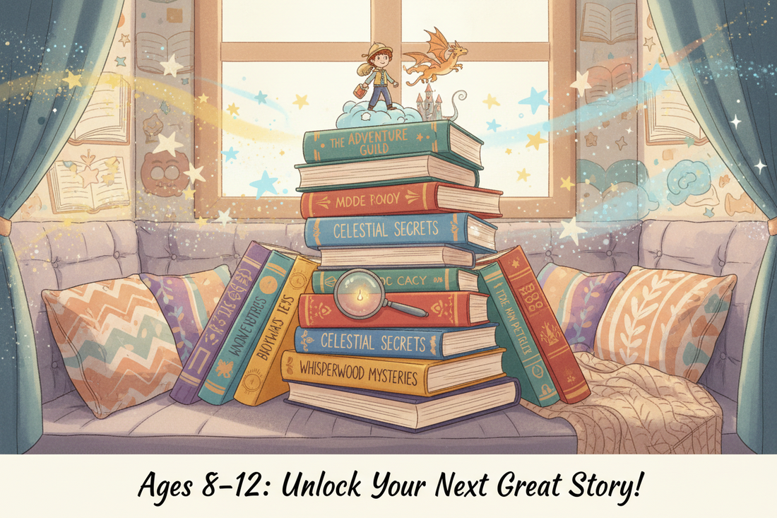 25 best books for kids ages 8 to 12 — curated reading list from The E-Book Oasis