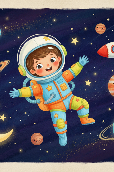 Rocket to Dreamland — A Space Bedtime Story for Kids