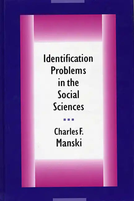 Identification Problems in the Social Sciences - Paperback