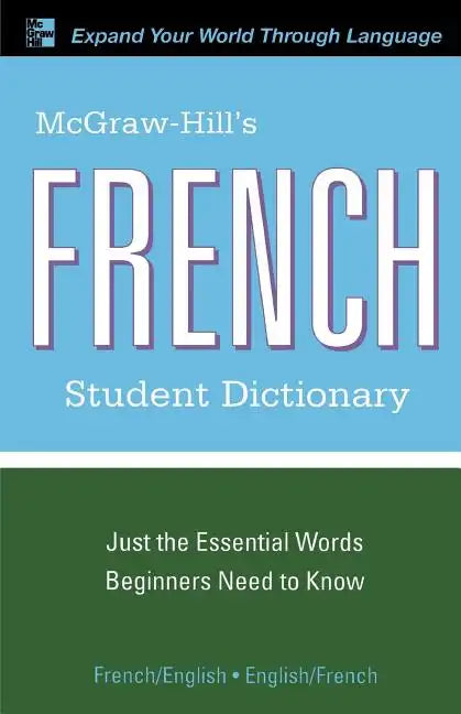 McGraw-Hill's French Student Dictionary - Paperback