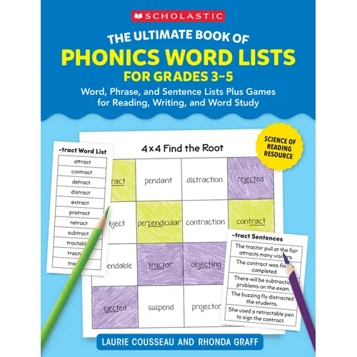 The Ultimate Book of Phonics Word Lists: Grades 3-5: Games & Word Lists for Reading, Writing, and Word Study - Paperback