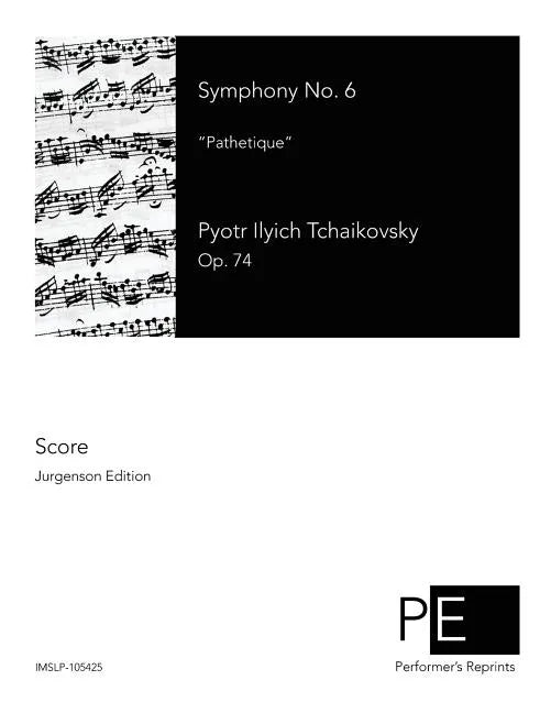 Symphony No. 6: Pathetique - Paperback