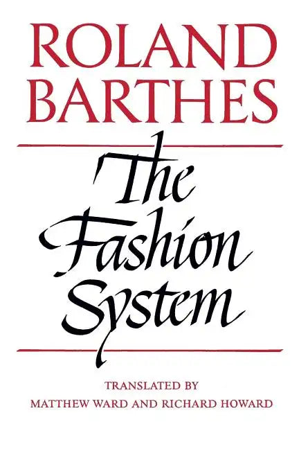 The Fashion System - Paperback