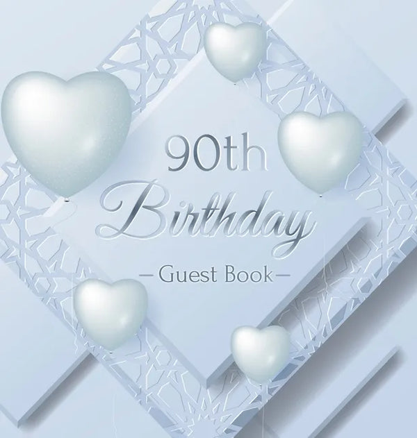 90th Birthday Guest Book: Keepsake Gift for Men and Women Turning 90 - Hardback with Funny Ice Sheet-Frozen Cover Themed Decorations & Supplies, Perso - Hardcover
