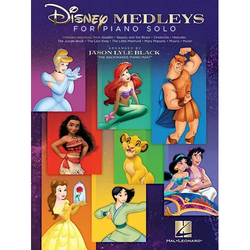 Disney Medleys for Piano Solo - Paperback
