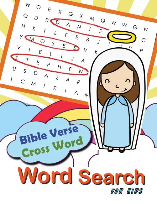 Bible Verse Cross word Word Search for Kids: Word Search & Cross Word Game for Bible Study for Kids Ages 6-8 - Paperback