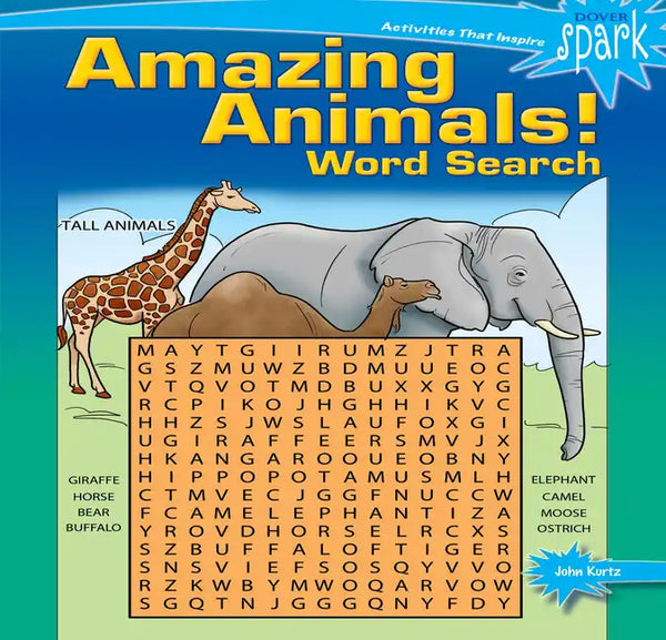 Spark: Amazing Animals! Word Search - Paperback