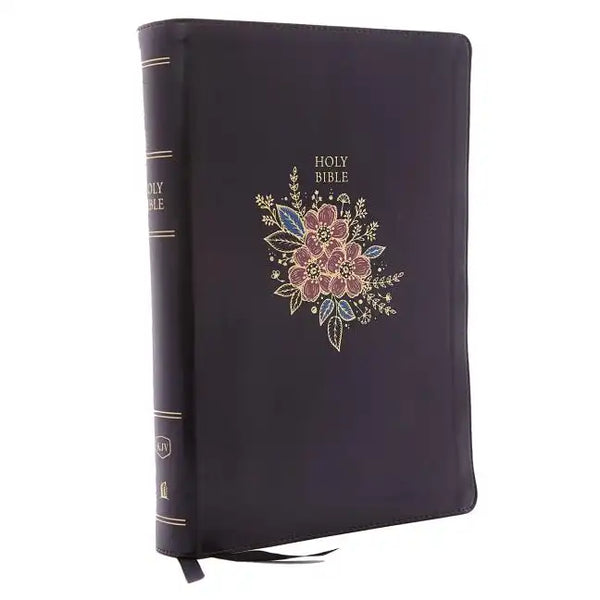 KJV, Deluxe Reference Bible, Super Giant Print, Imitation Leather, Black, Red Letter Edition - Imitation Leather