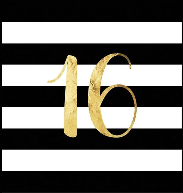 Happy 16th Birthday Guest Book (Hardcover): Sweet Sixteen Guest book, party and birthday celebrations decor, memory book, 16th birthday, happy birthda - Hardcover