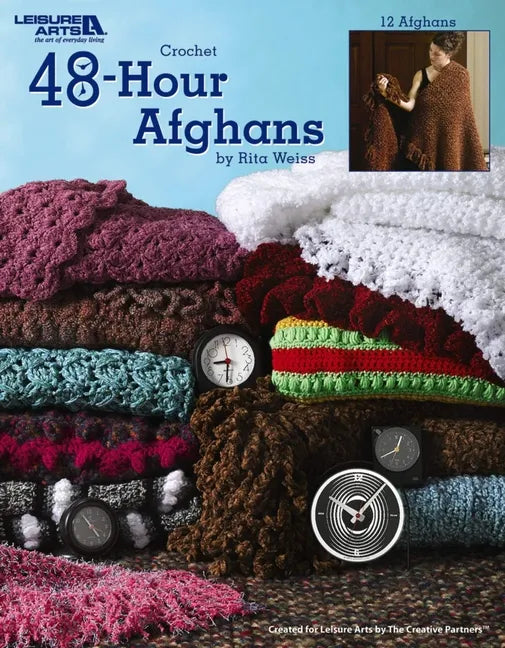 48-Hour Afghans (Leisure Arts #3694) - Paperback