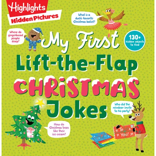 Hidden Pictures My First Lift-The-Flap Christmas Jokes: Fun-Filled Christmas Activity Book for Kids with Christmas Puzzles, Jokes and Over 130 Hidden - Paperback