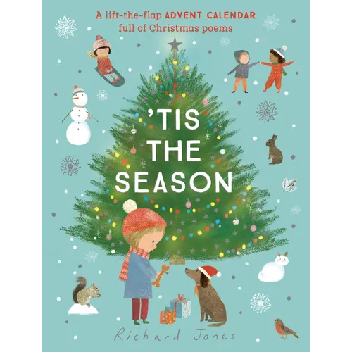 Tis the Season: A Lift-The-Flap Advent Calendar Full of Christmas Poems - Board Book