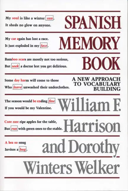 Spanish Memory Book: A New Approach to Vocabulary Building - Paperback
