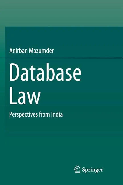 Database Law: Perspectives from India - Paperback