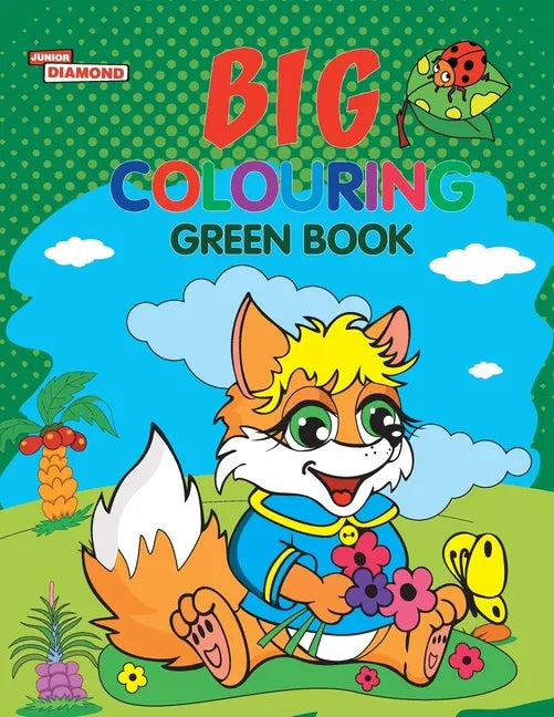 Big Colouring Green Book for 5 to 9 years Old Kids Fun Activity and Colouring Book for Children - Paperback