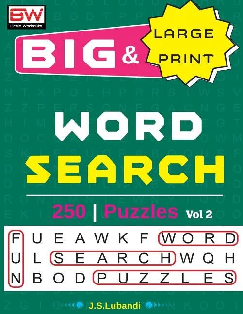 BIG & Large Print WORD SEARCH Puzzles - Paperback