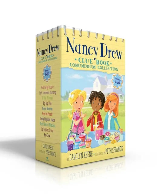 Nancy Drew Clue Book Conundrum Collection (Boxed Set): Pool Party Puzzler; Last Lemonade Standing; A Star Witness; Big Top Flop; Movie Madness; Pets o - Paperback