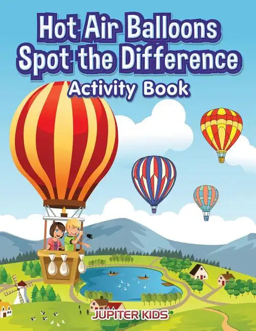 Hot Air Balloons Spot the Difference Activity Book - Paperback