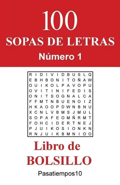 100 Sopas de letras Libro de Bolsillo - N. 1 - Paperback