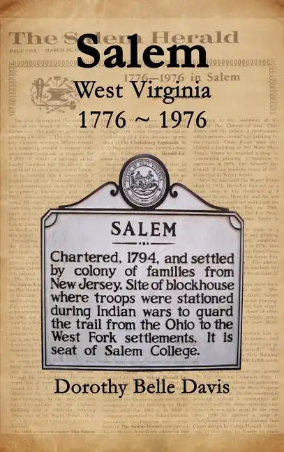 Salem West Virginia 1776 1976 - Hardcover