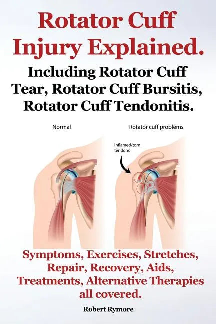 Rotator Cuff Injury Explained. Including Rotator Cuff Tear, Rotator Cuff Bursitis, Rotator Cuff Tendonitis. Symptoms, Exercises, Stretches, Repair, Re - Paperback
