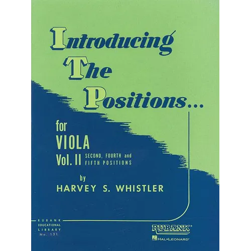 Introducing the Positions for Viola: Volume 2 - Second, Fourth and Fifth - Paperback