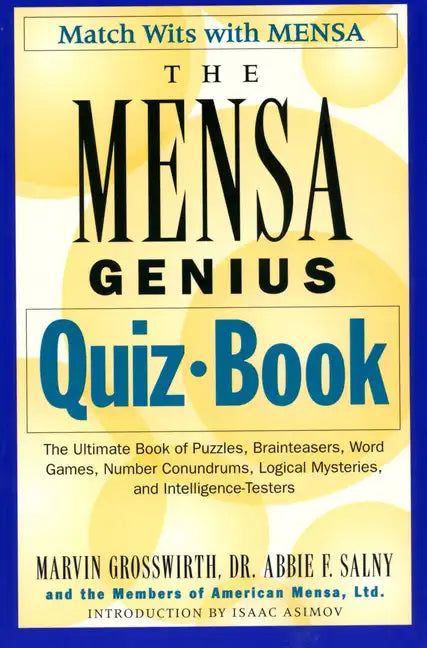 The Mensa Genius Quiz Book - Paperback