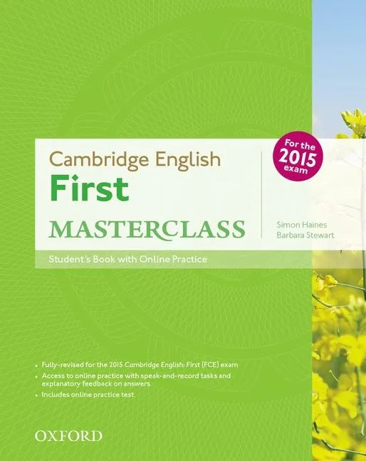 Cambridge English First Masterclass Student Book with Online Practice Test - Paperback
