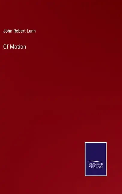 Of Motion - Hardcover