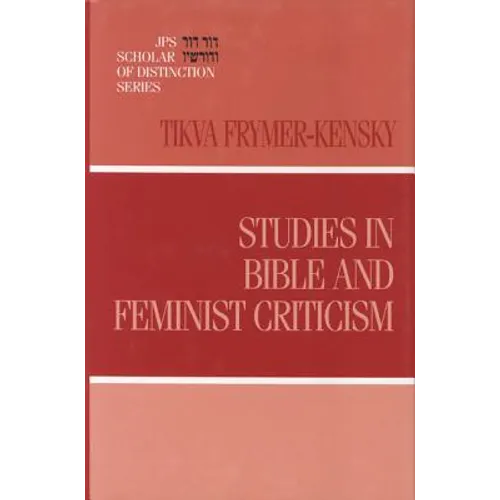 Studies in Bible and Feminist Criticism - Hardcover