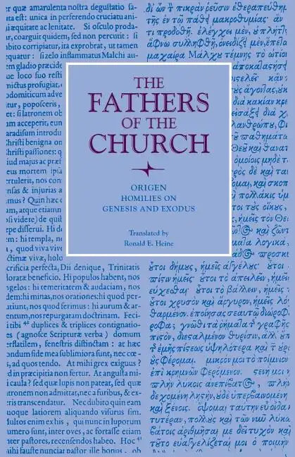 Homilies on Genesis and Exodus - Paperback