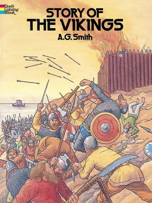Story of the Vikings Coloring Book - Paperback