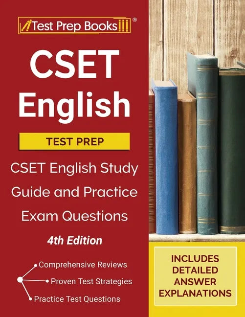 CSET English Test Prep: CSET English Study Guide and Practice Exam Questions [4th Edition] - Paperback