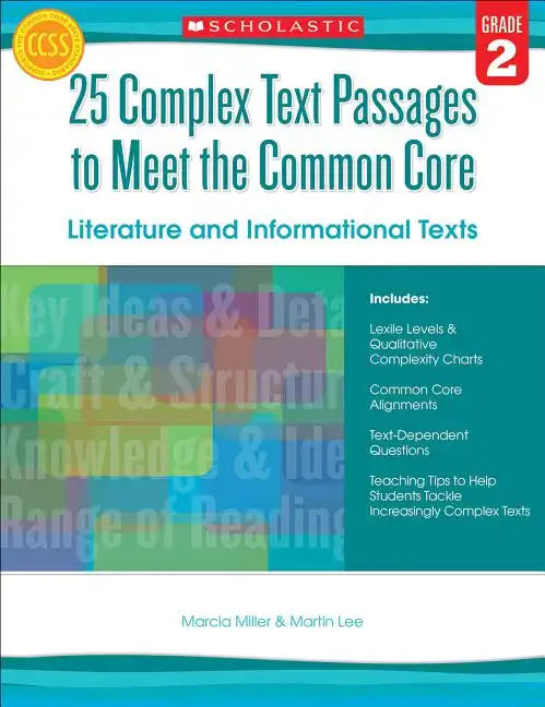 25 Complex Text Passages to Meet the Common Core: Literature and Informational Texts, Grade 2 - Paperback