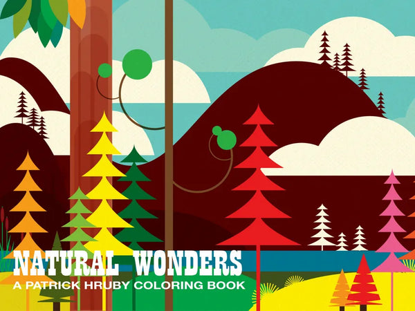 Natural Wonders: A Patrick Hruby Coloring Book - Paperback