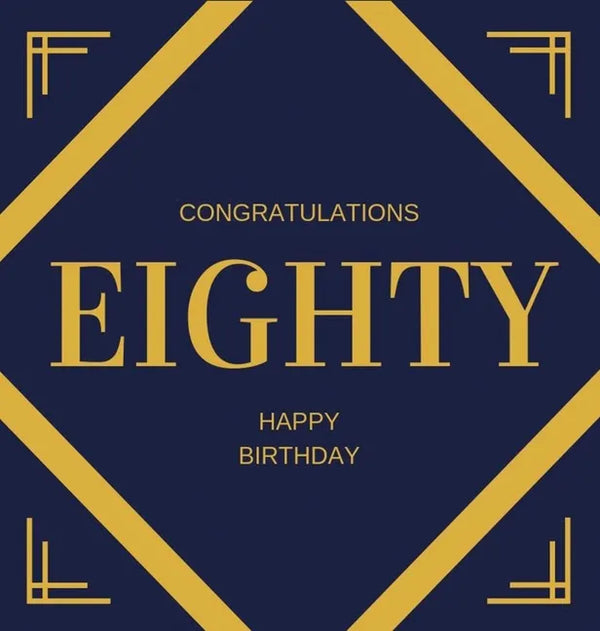 Happy 80th Birthday Guest Book (Hardcover): Happy 80th Birthday Guest book, party and birthday celebrations decor, memory book, eighty birthday, happy - Hardcover