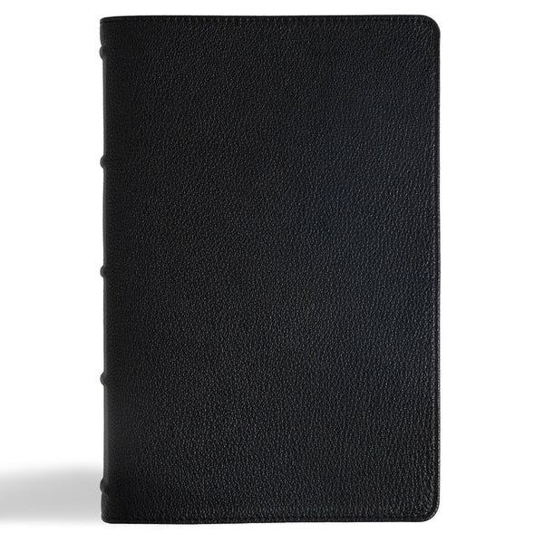 CSB Oswald Chambers Bible, Legacy Edition, Black Premium Goatskin: Includes My Utmost for His Highest Devotional and Other Select Works by Oswald Cham - Leather