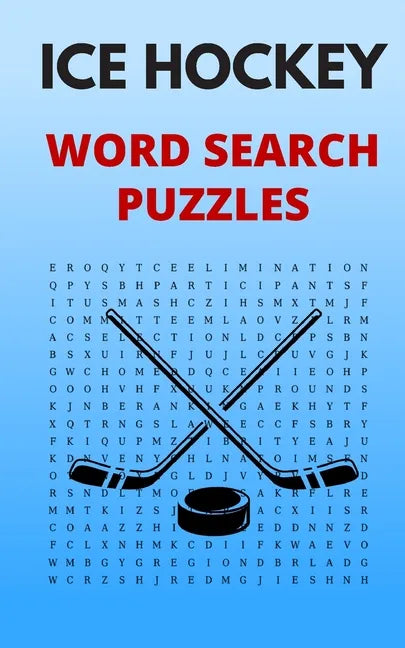 Ice Hockey Word Search Puzzles: 5x8 Puzzle Book for Adults and Teens with Solutions - Paperback