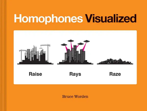 Homophones Visualized: (Book Lover Gift, Nerdy Word and Wordplay Book) - Hardcover
