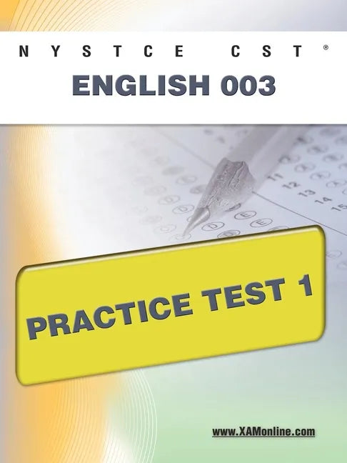 NYSTCE CST English 003 Practice Test 1 - Paperback