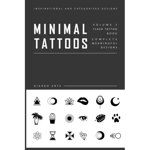 Minimal Flash Tattoo Design Art Book: Complete Meaningful Small Tattoo Designs Art Book - Paperback