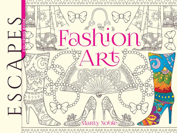 Escapes Fashion Art Coloring Book - Paperback