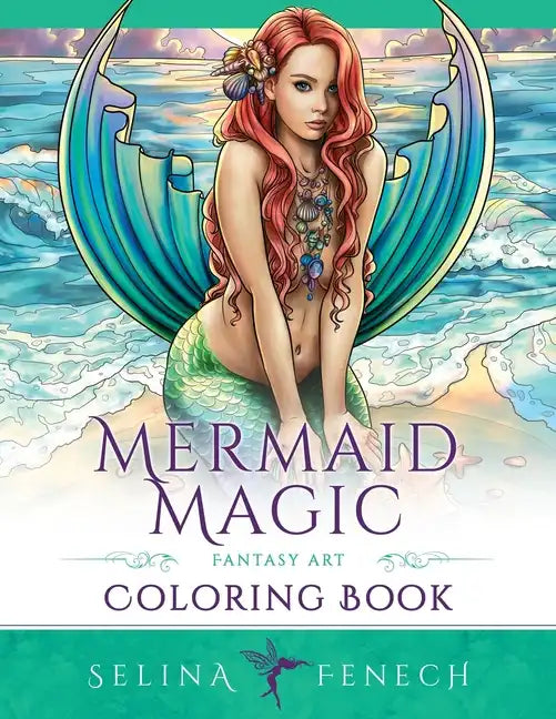 Mermaid Magic Fantasy Art Coloring Book: Coloring for Grown Ups - Paperback