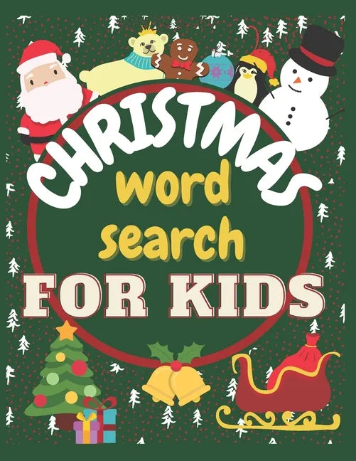 Christmas Word Search for Kids: Christmas Activity Book - Buster Brain Games - Workbook Game for Learning - Great Gift for Christmas - Gift for kids - Paperback
