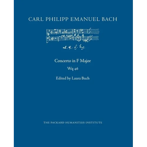 Concerto in F Major, Wq 46 - Paperback
