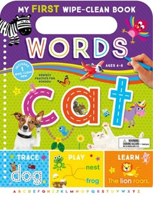 My First Wipe-Clean Book: Words - Spiral