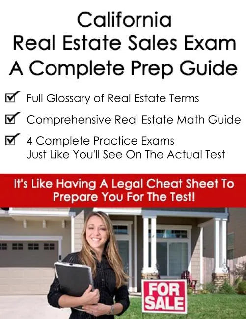 California Real Estate Exam A Complete Prep Guide: Principles, Concepts And 400 Practice Questions - Paperback