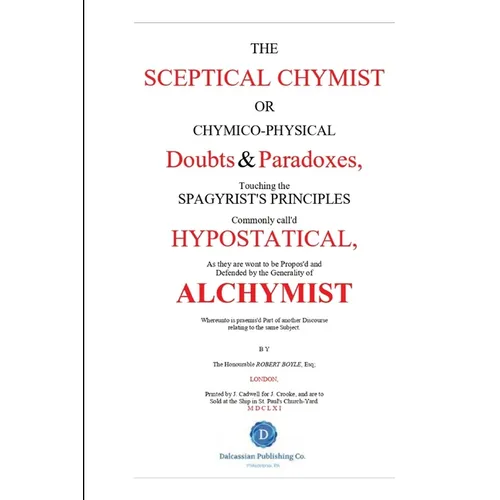 The Skeptical Chymist - Paperback
