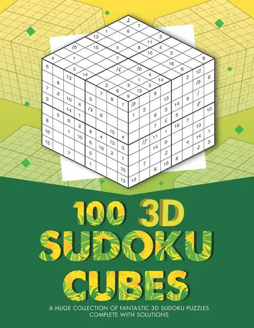 100 3D Sudoku Cubes - Paperback