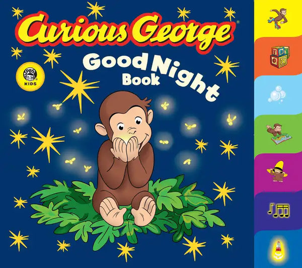 Curious George Good Night Book Tabbed Board Book - Board Book